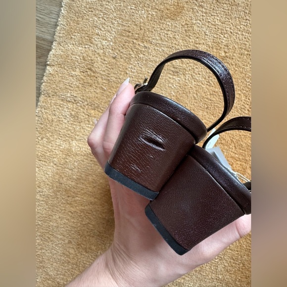 🍂NWT ALOHAS Pumps Lindy  Brown Leather Pumps - Picture 12 of 14